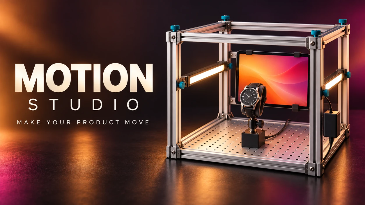 MOTION STUDIO promotional cover — make your product move